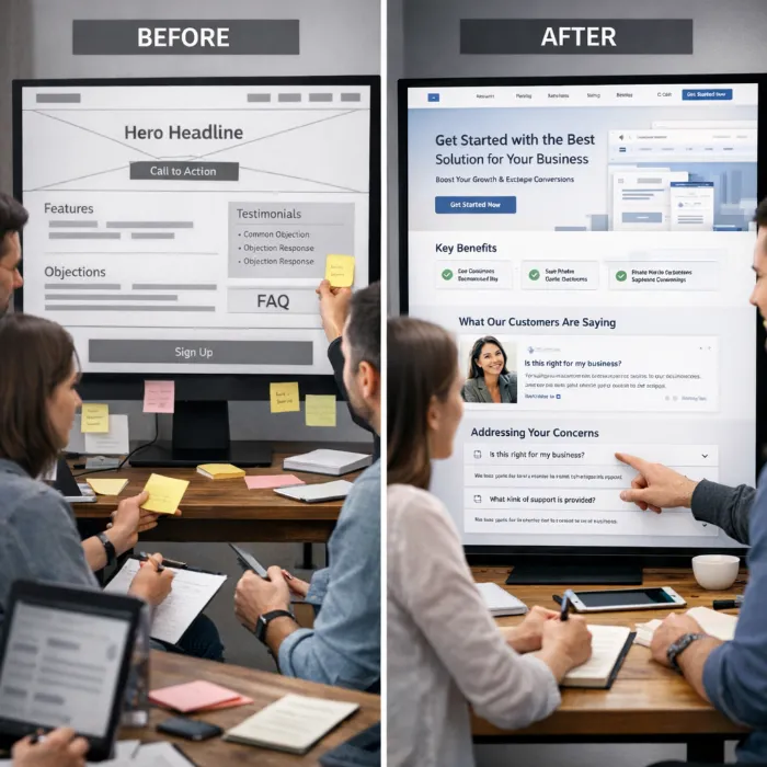 Conversion planning visual